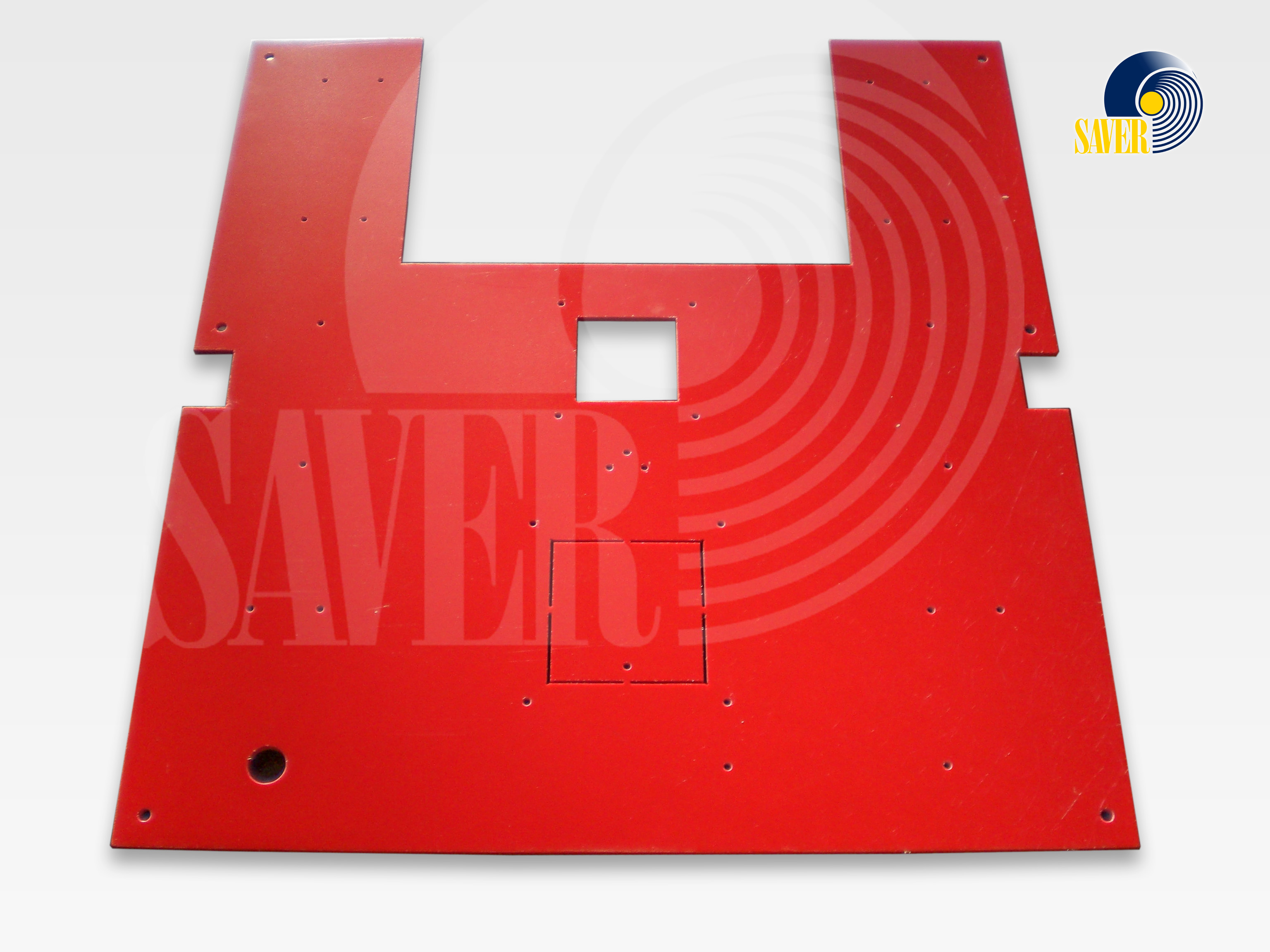 
                            Glass mat on polyester resin sheet laminates by SAVER Alumen                                                                                                                