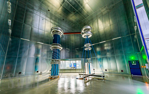 High voltage test room of SAVER SpA